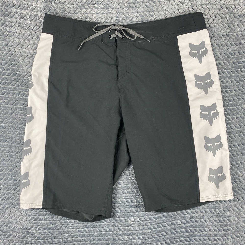 Fox Racing Overhead Boardshorts Men 34 Black Fox Logo